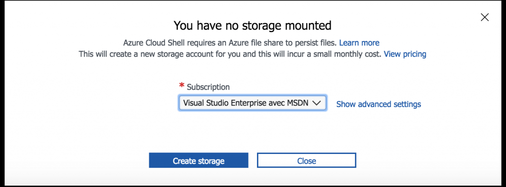 no-storage-account
